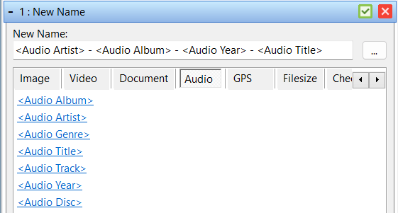 ID3 tags renamed to Audio prefix