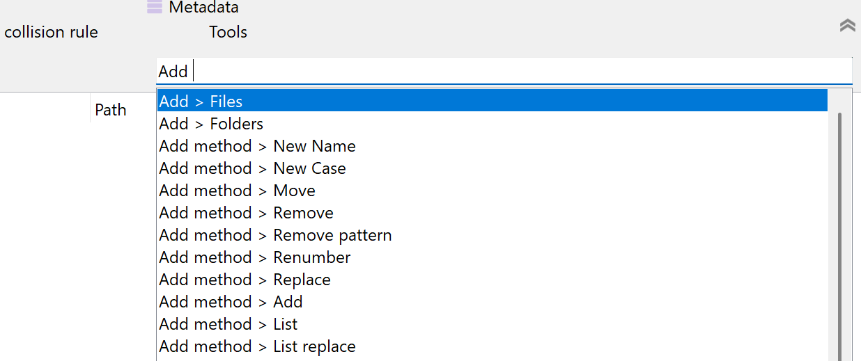 Command search
