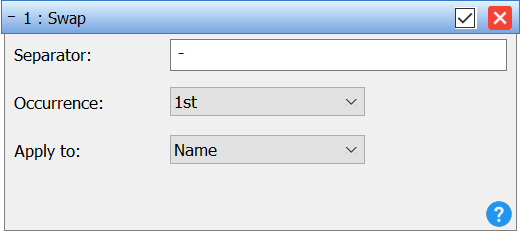 Batch method Swap