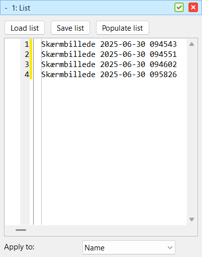 How to translate filenames from one language to another, step 2